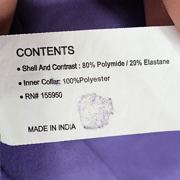 Mens Lavender Greyson Pullover Golf Polo Shirt 1/4 Zip Long Sleeve Size XL - Picture 5 of 10